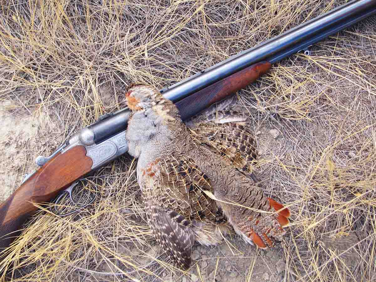 The drilling’s first game was a Hungarian partridge, shot a few days before the big-game rifle season opened.